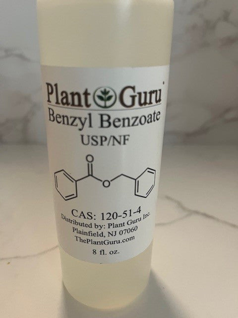 Plant Guru Benzyl Benzoate USP/NF 8oz Fragrance/Aroma Compounds Light sweet Odor