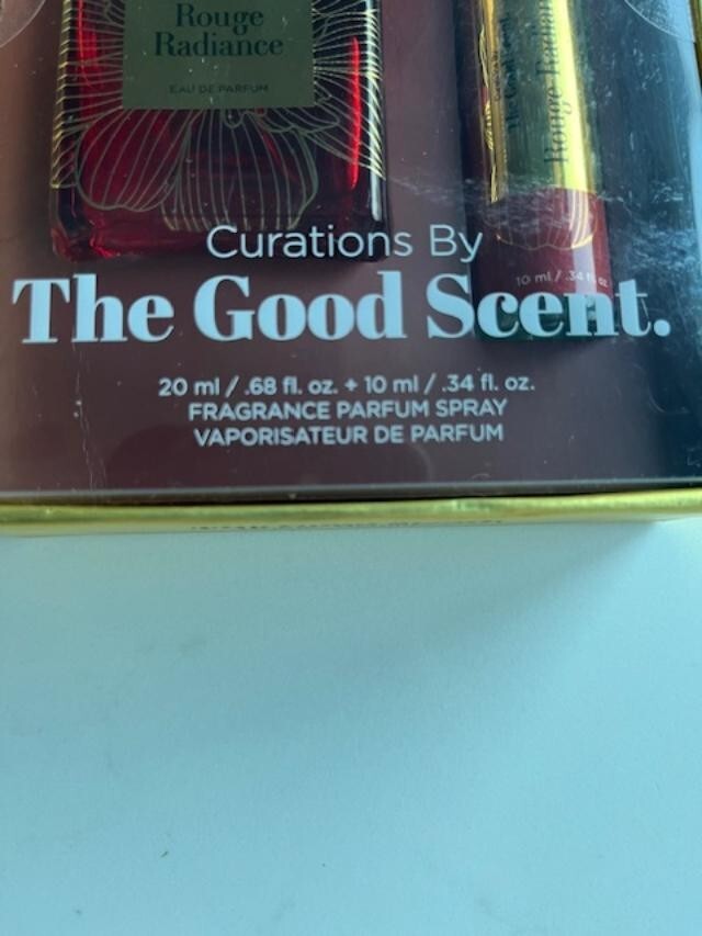 Curations by The Good Scent Rouge Radiance Notes De Parfum Travel 2pc NIB SEALED