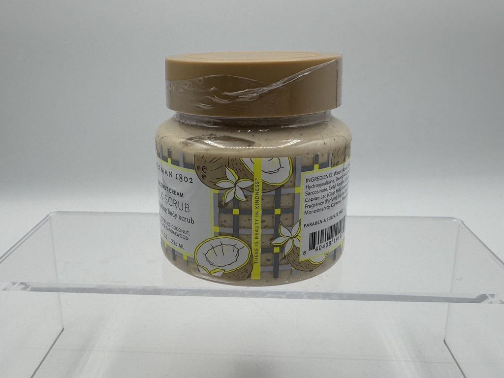 Beekman 1802 Coconut Cream Milk Exfoliating Body Scrub 8oz Smooths Skin & Evens