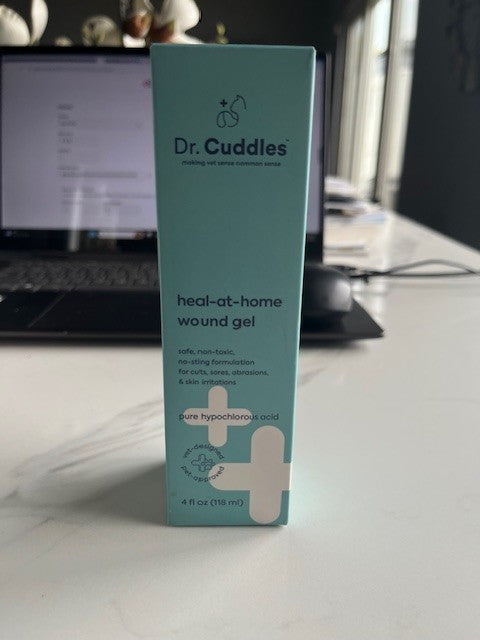 DR CUDDLES heal-at-home Wound Gel Care Pets Dogs & Cats 8oz 09/26 Non Toxic NIB
