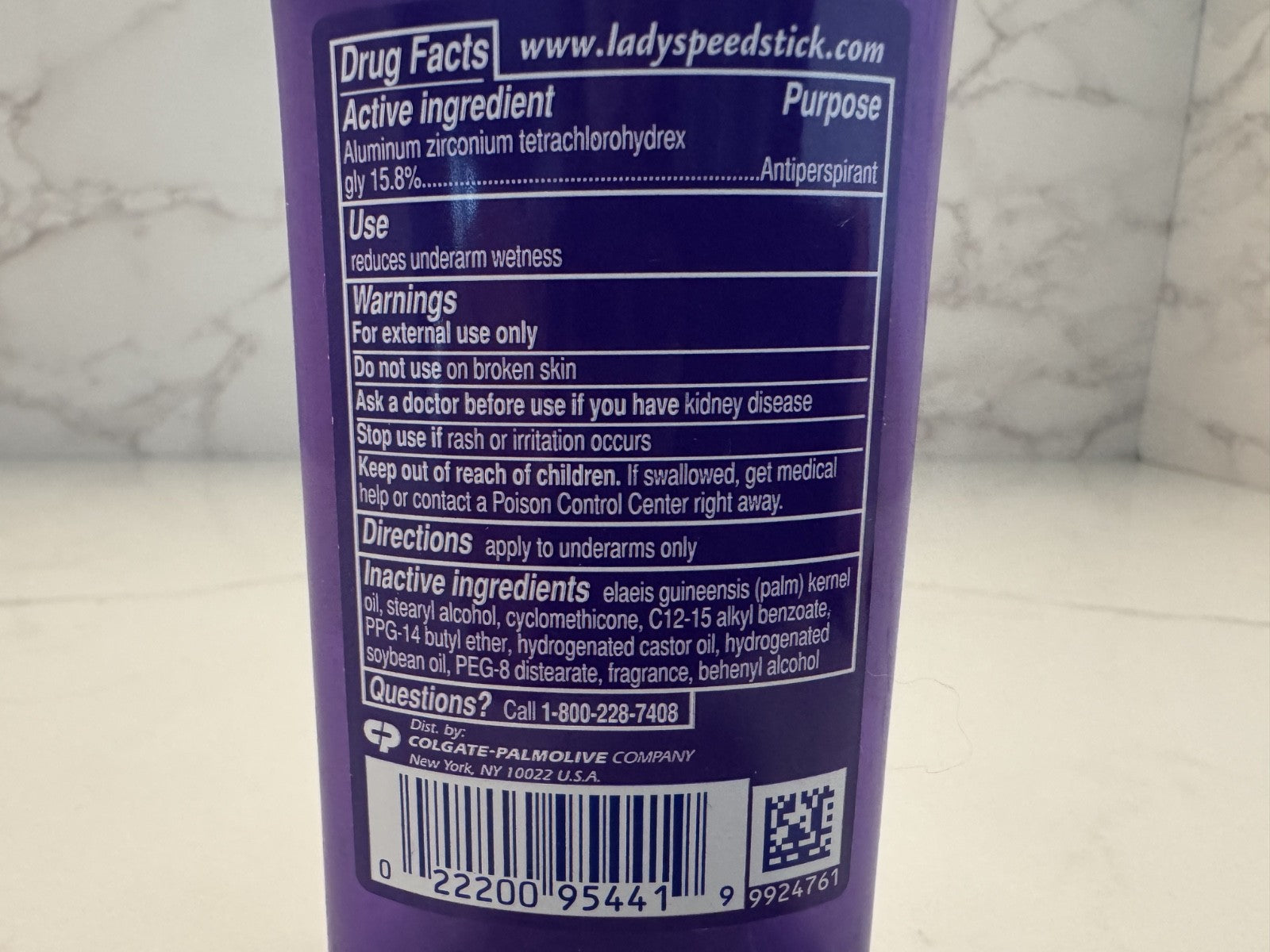 Lady Speed Stick Invisible Dry Anti-Perspirant Deodorant, Shower Fresh, 2.3 Oz