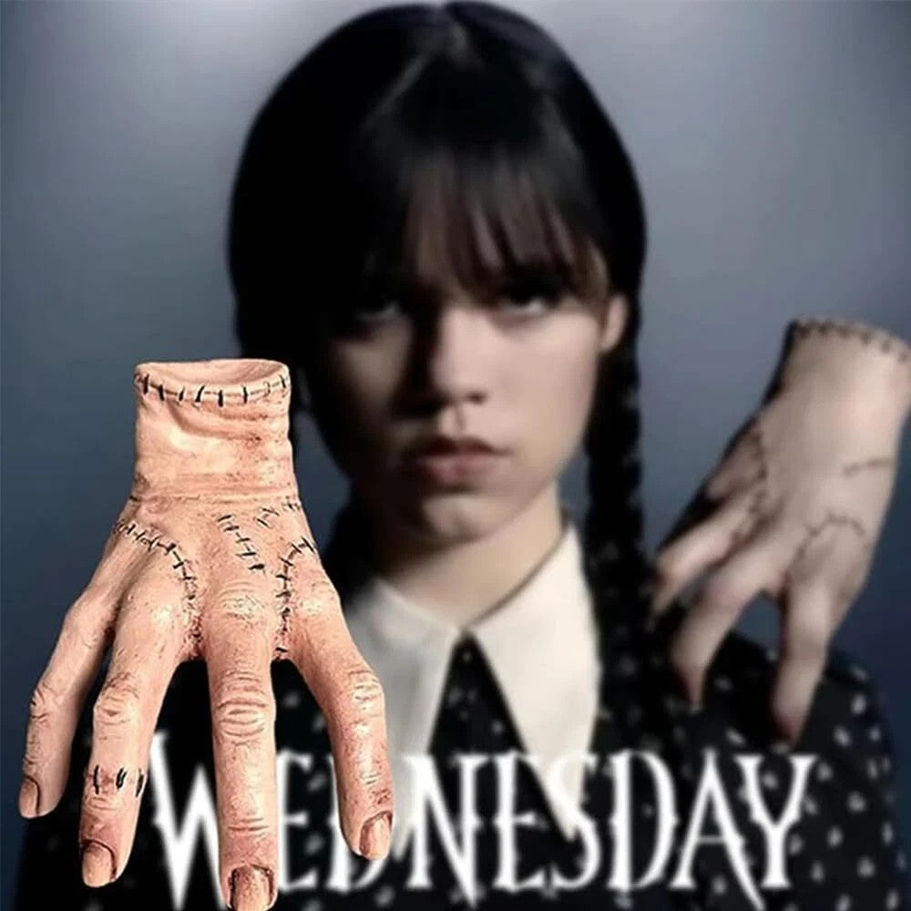 Thing Hand Wednesday Addams Family Fake Cosplay Hand Scary Props Decorations