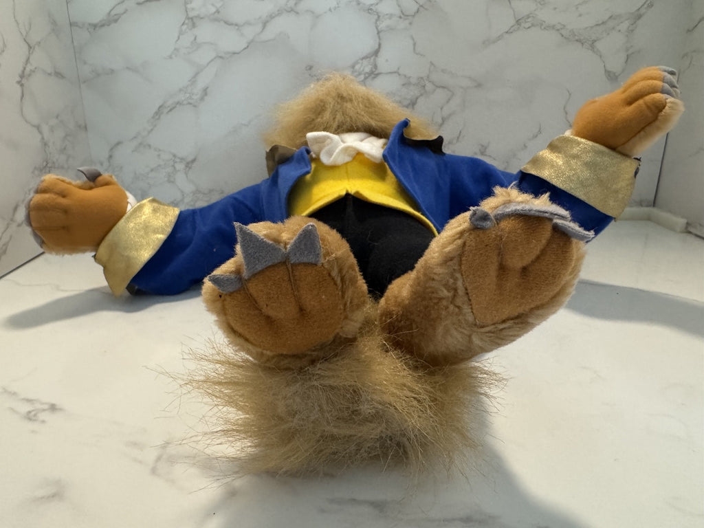 Beauty and the Beast - The Beast Plush Stuffed 14" Doll, Mattel, 1992 Vintage,