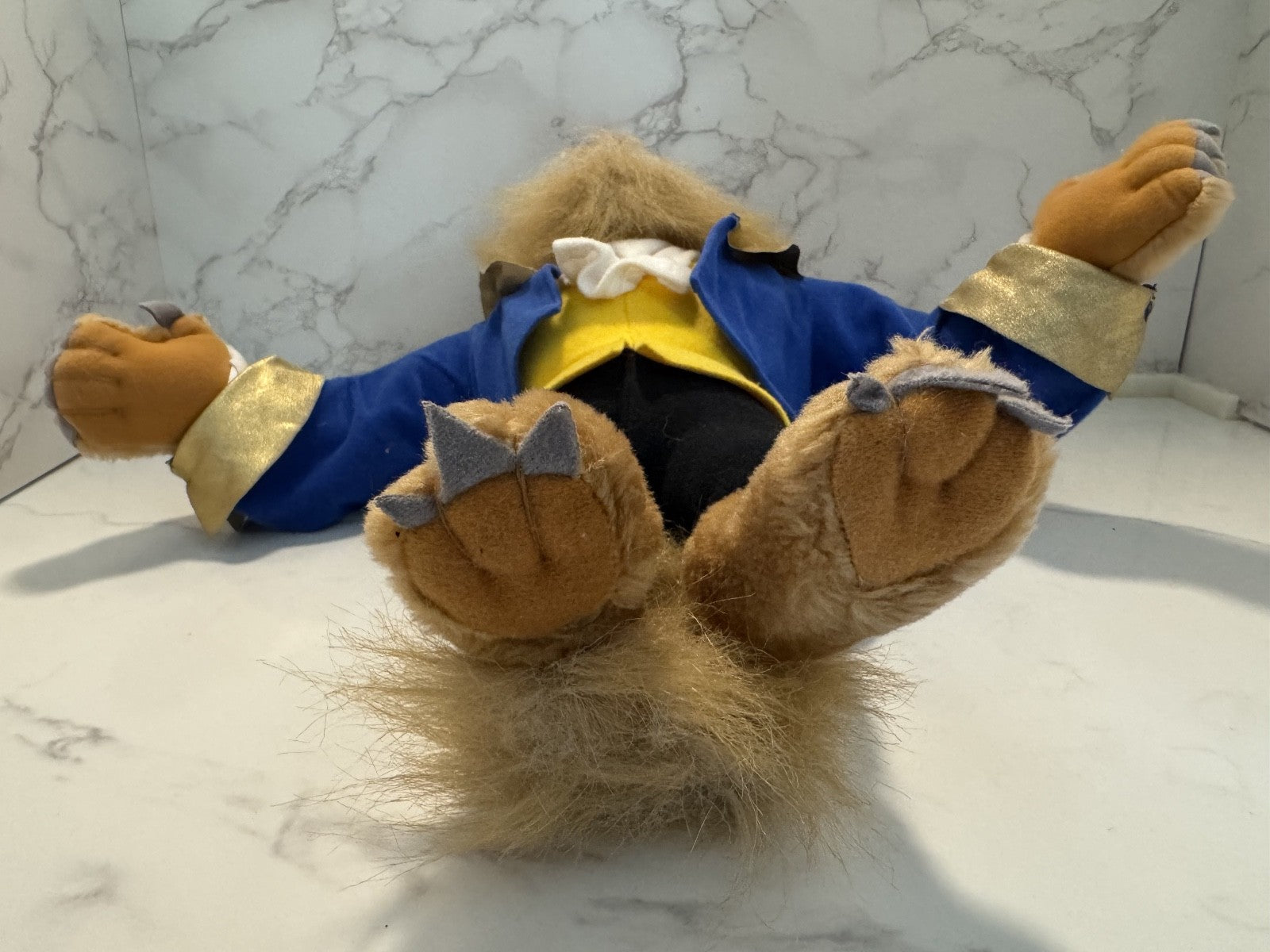 Beauty and the Beast - The Beast Plush Stuffed 14" Doll, Mattel, 1992 Vintage,