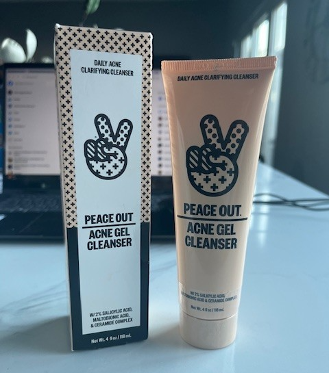 PEACE OUT ACNE GEL CLEANSER NEW DAILY ACNE CLARIFYING 4 FL OZ EXP 09/2025 NIB