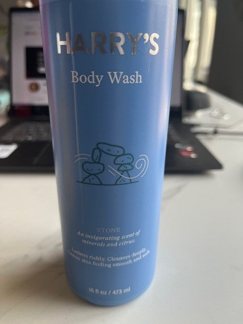 Harry'S Men's Cleansing Body Wash, Stone Scent, 16 oz Foaming Lather Wash SEALED