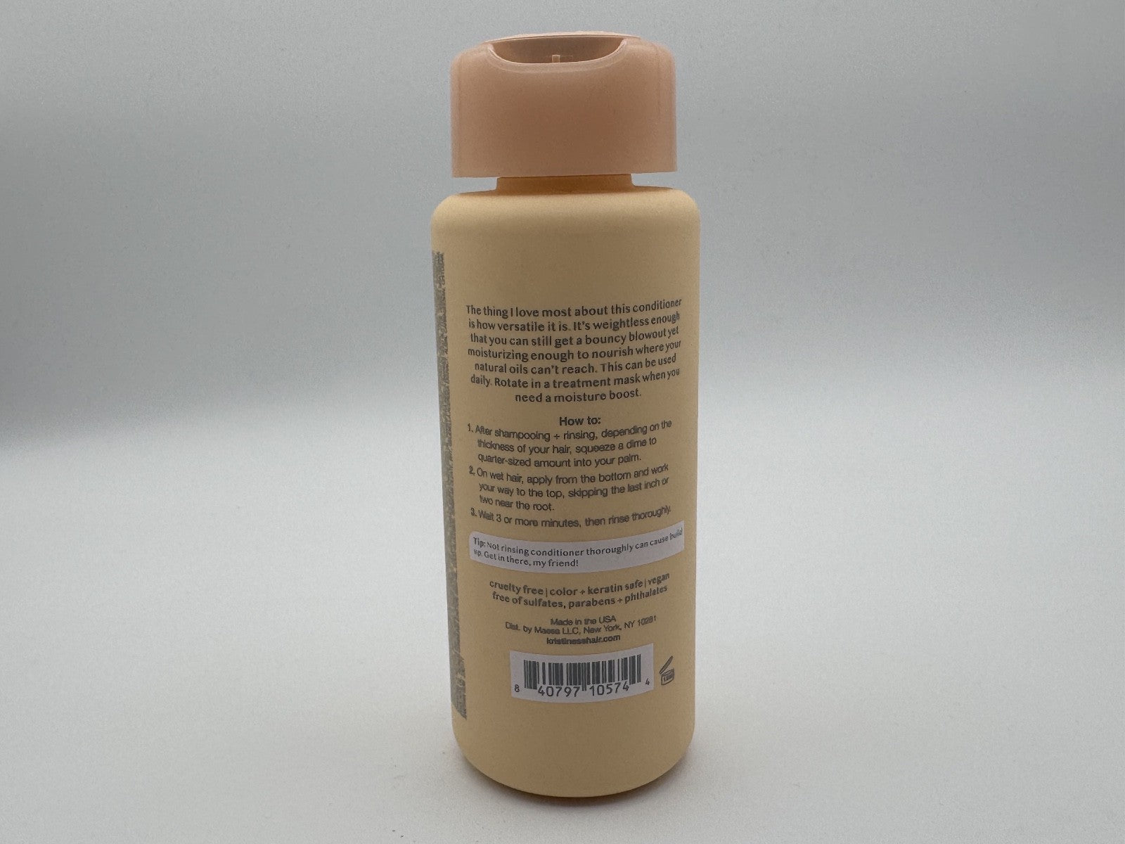 The One Signature Conditioner by Kristin Ess, Smoothing + Softening 10oz, New