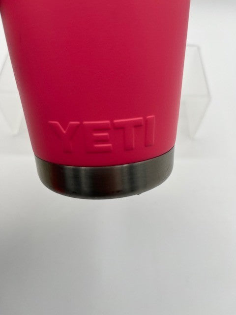 YETI RAMBLER 25 oz MUG WITH STRAW LID TROPICAL PINK BRAND NEW Tag, Travel Mug.