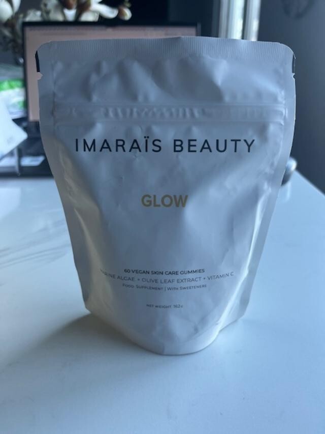 Imarais Beauty Glow 60 Vegan Skin Care Gummies w/ Vit C /Algae/Olive Exp 12/2025