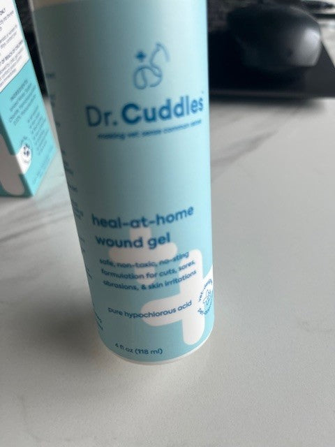 DR CUDDLES heal-at-home Wound Gel Care Pets Dogs & Cats 8oz 09/26 Non Toxic NIB