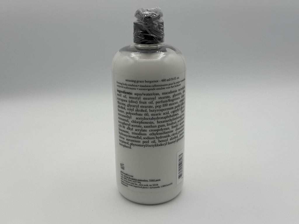 Philosophy Amazing Grace Bergamot Firming Body Emulsion 16 oz NEW with Pump