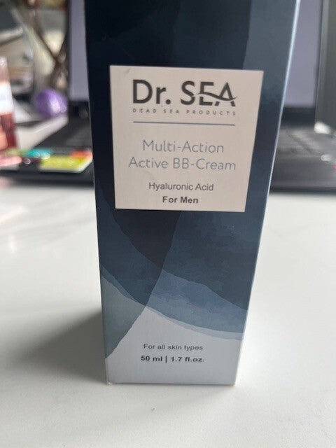 Dr. Sea Dead Sea Products, Men Multi Action BB Cream Skin Face Matte Finish NIB
