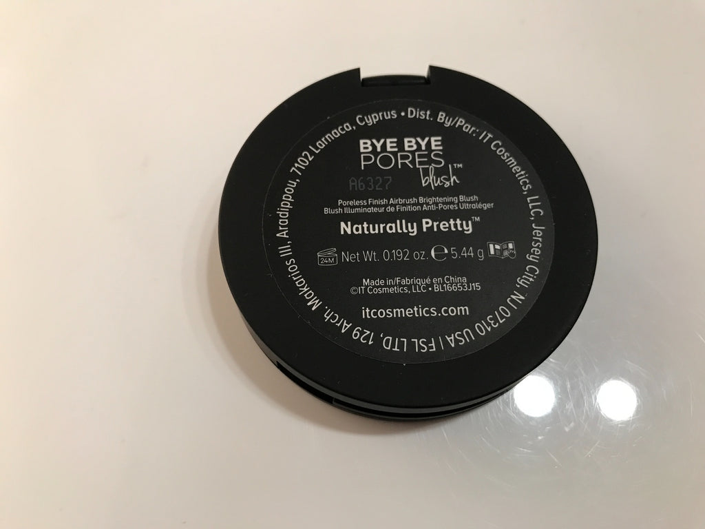  It Cosmetics Bye Bye Pores Poreless Airbrush Blush Naturally Pretty Pink NIB