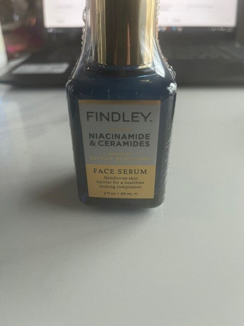 Findley Niacinamide & Ceramides Barrier Protection Face Serum Minimize Lines NEW