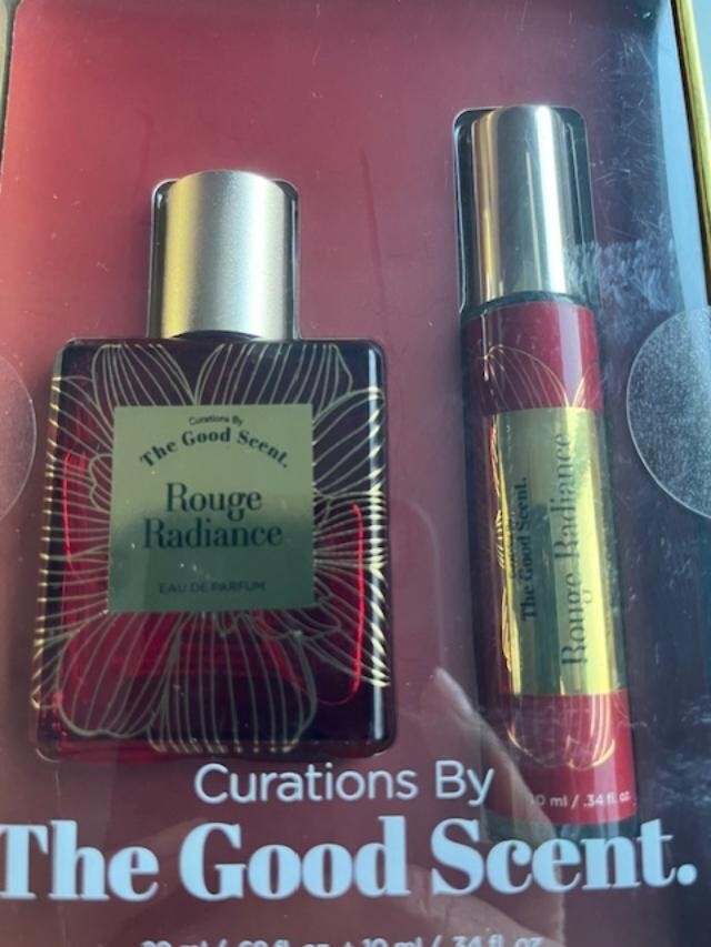 Curations by The Good Scent Rouge Radiance Notes De Parfum Travel 2pc NIB SEALED