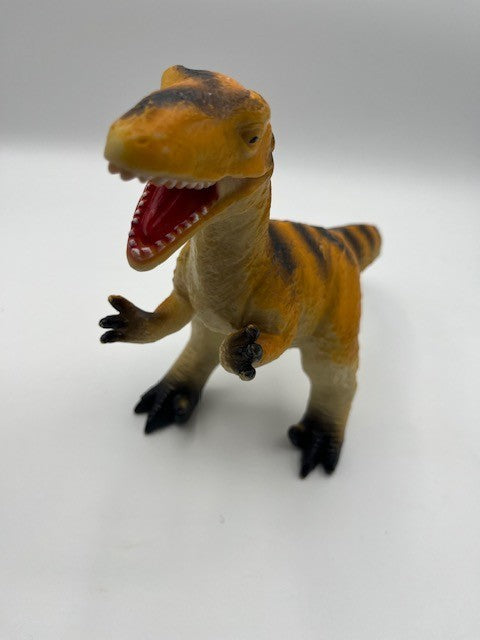 3pc Vintage Dinosaur Toys Lot, 8 Inch Play Toys, Pre-owned, Excellent Condition