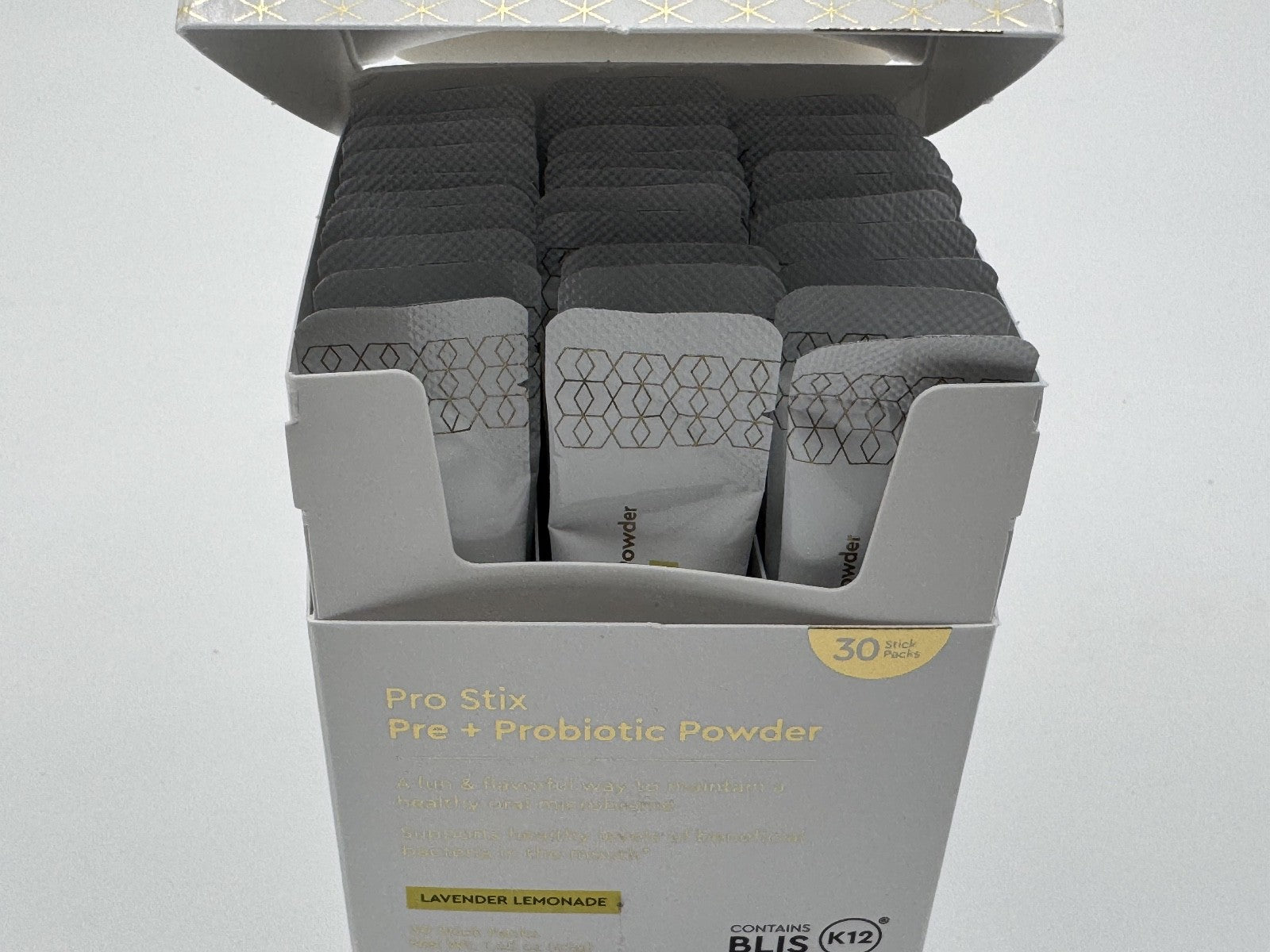 Boka Well Pro Stix Pre+Probiotic Powder Lavender Lemonade, 30 Count, Exp. 03/26