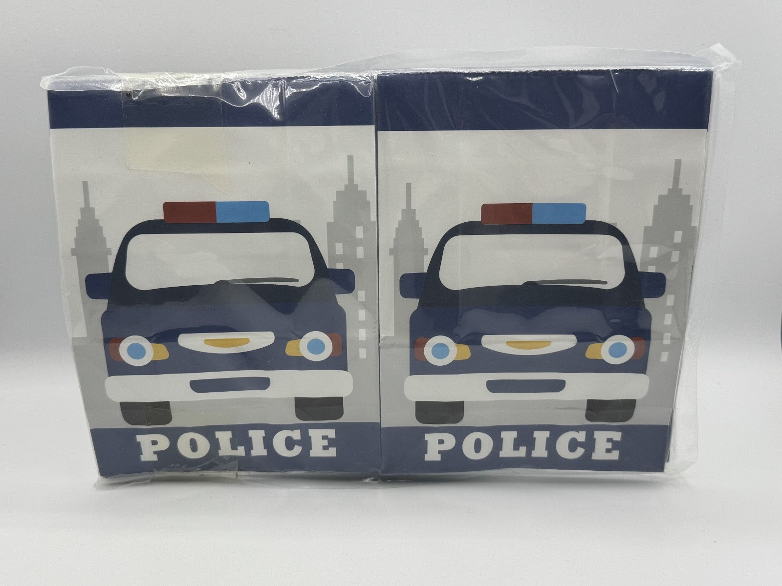 24pc Police Gift Bags w/ Stickers Party Favors & Decorations for Kids Birthday