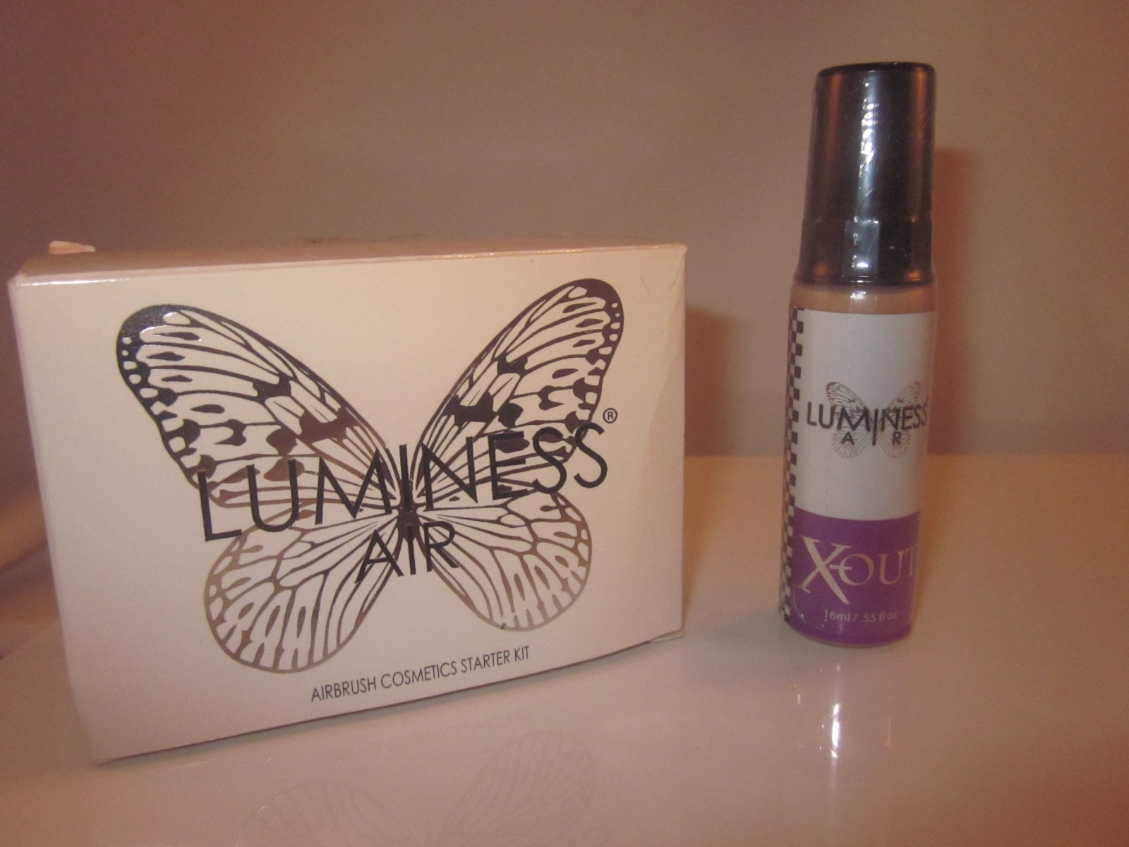Luminess AirBrush Makeup X-Out Concealer Dark Circles, Ultra Hydrating Tan/Warm