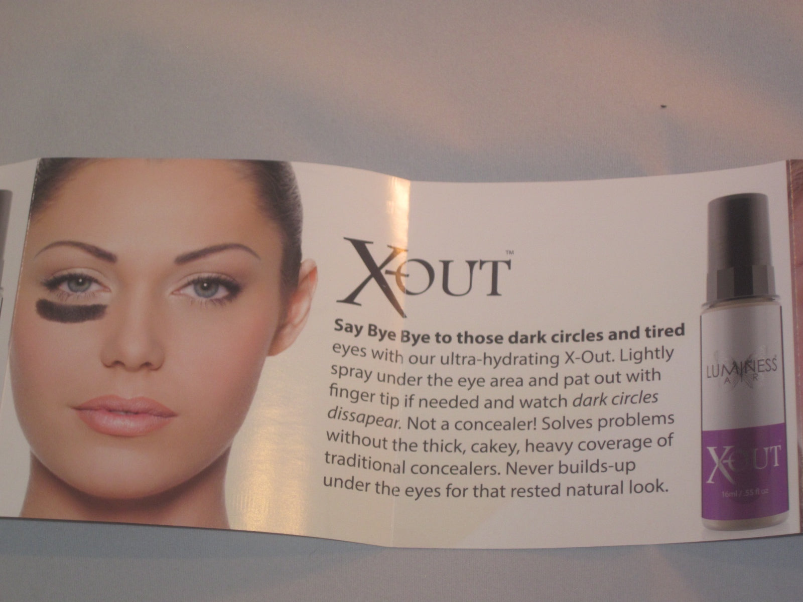 New Luminess AirBrush Makeup X-Out Concealer "Dark" Ultra Hydrating Dark Circle