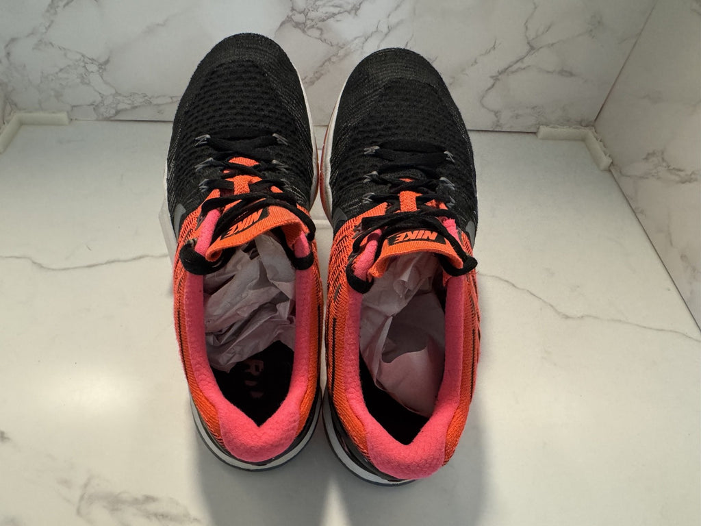 Nike Metcon DSX Flyknit Black & Pink Size 8.5 Crosstraining,Pre-owned, Excellent