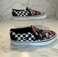 Vans Women's Floral Checked Canvas Skate Shoes, Size 6, Pre-owned, Excellent
