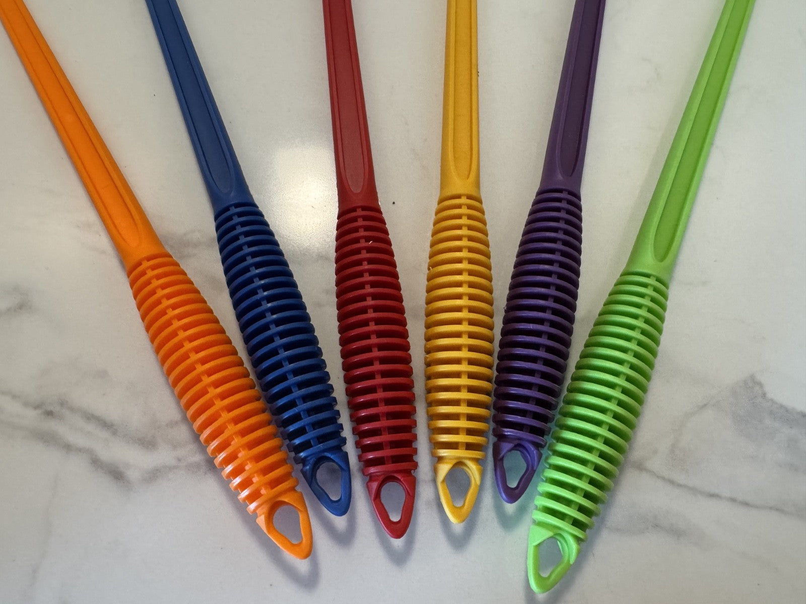 6 Pack Fly Swatter Carsum Colorful, Indoor & Outdoor NIB Free Shipping