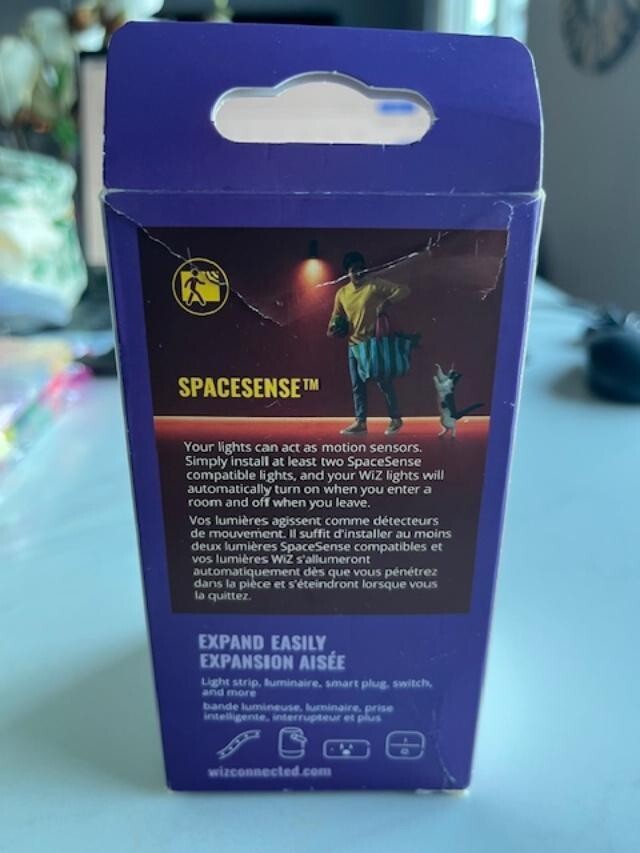 Wiz 60W Tunable Smart Filament LED Light Bulb Connects to Your Wi-Fi 800 Lum.NEW