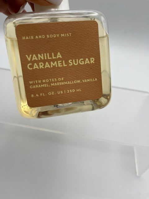 Vanilla Caramel Sugar Hair & Body Mist 8.4 oz 251 mL Tru Fragrance & Beauty New