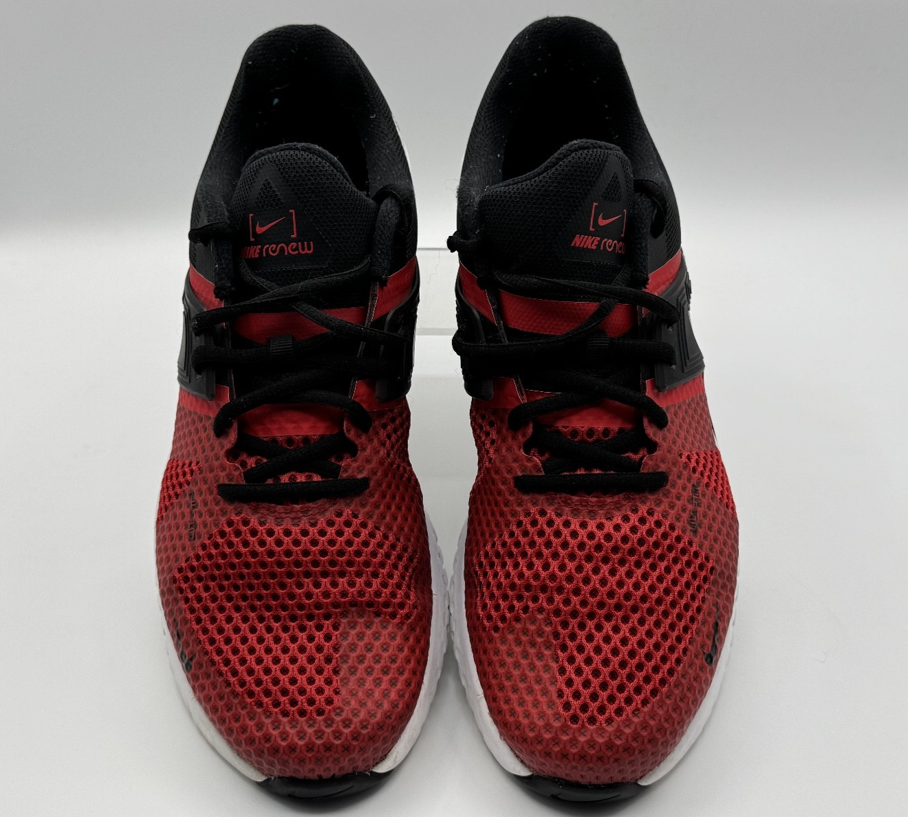 Nike Men's Renew Fusion 'University Red/Black/White' Size 10.5 Running Pre-owned