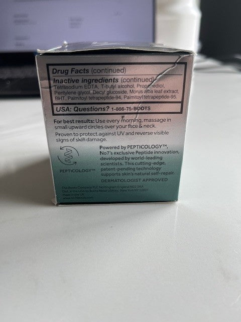 No7 Future Renew Damage Reversal Day Cream w/SPF 25-1.69 oz Skin Damage 04/26