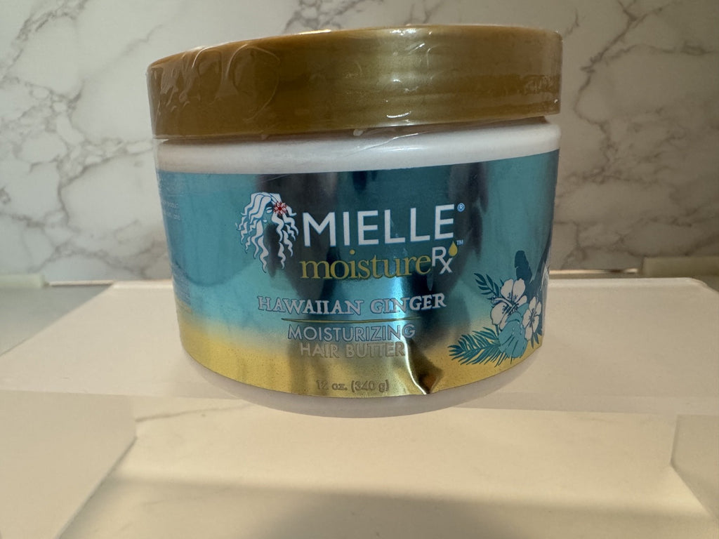 Mielle MoistureRX Hawaiian Ginger Moisturizing Hair Butter 12oz, New Sealed