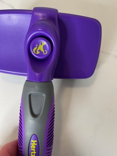 Hertzko Brush, Dog Brush for Shedding, Cat & Dog Grooming Self Clean Release NIB