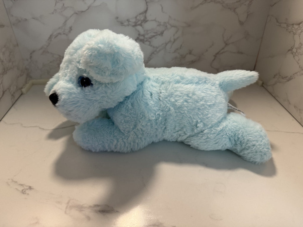 Yangzhou Step Toys & Gifts Plush Blue Dog 13" Lights Up, Confirmed Working