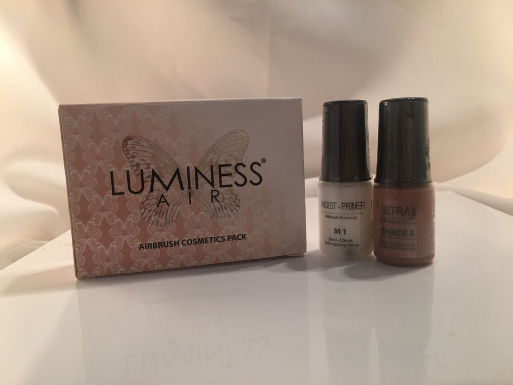 New Luminess Air/Stream Airbrush Makeup Ultra Shade 8 & Primer .25ozea Free Ship