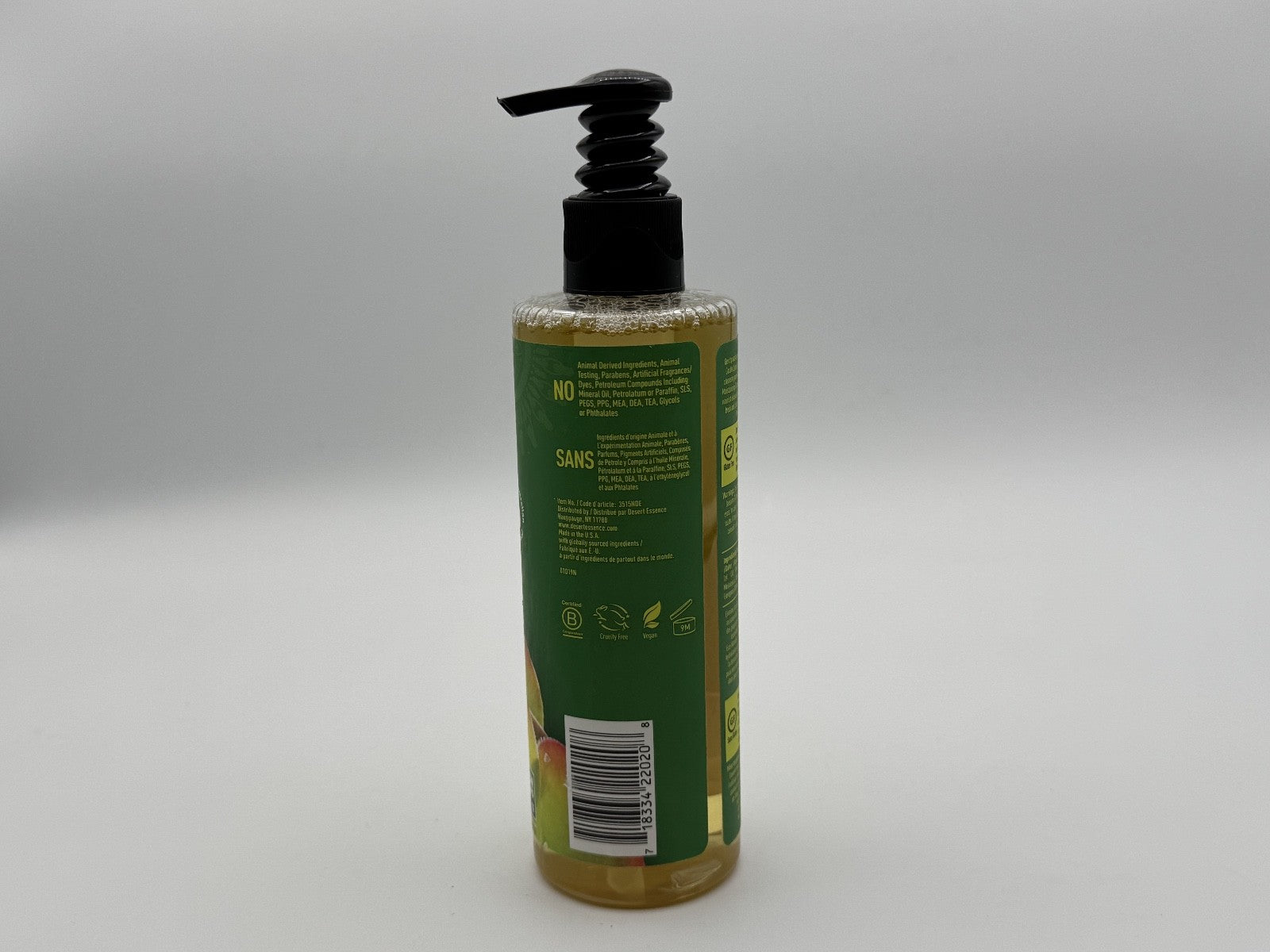 Desert Essence Castile Liquid Soap for Face & Body, Tea Tree Oil, New 8.5 fl oz