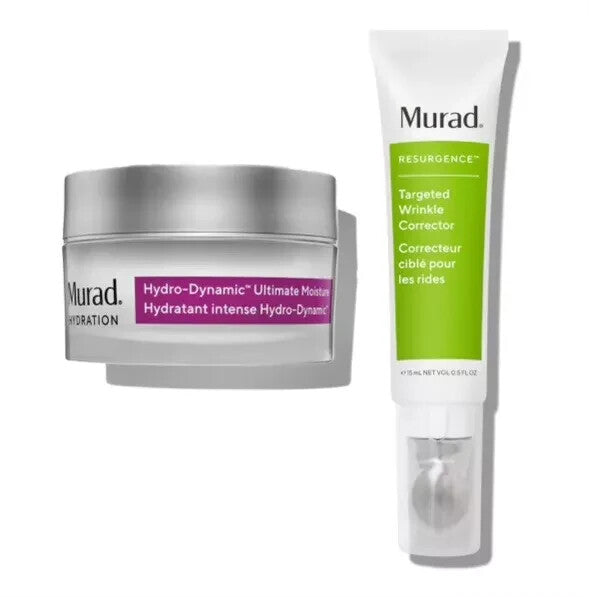 Murad Derm Remedies Plumping Solutions Wrinkle + Hydro 2 FULL SIZE. NIB SEALED