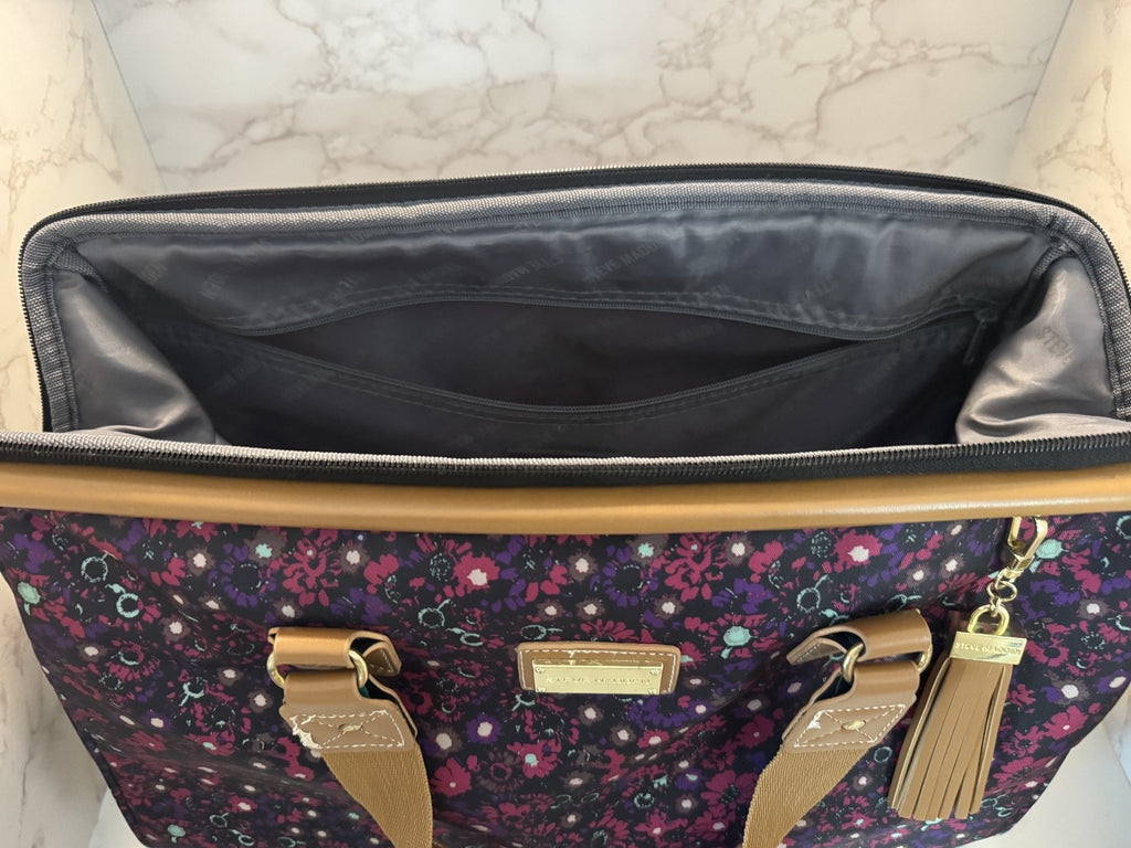 Steve Madden Global Wire Frame Satchel - Deep Purple, Pre-owned, Great Condition
