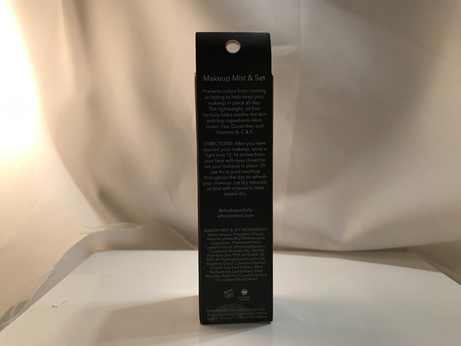 ELF Makeup Mist & Set Setting Spray Clear 2.02 oz. New In Box, FREE SHIP E.L.F