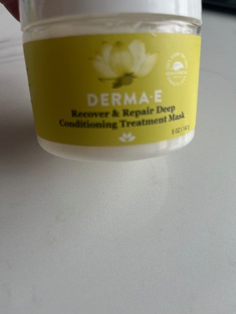 Derma•E Recover & Repair Deep Hair Conditioning Treatment Mask 5 Oz Hair Rescue