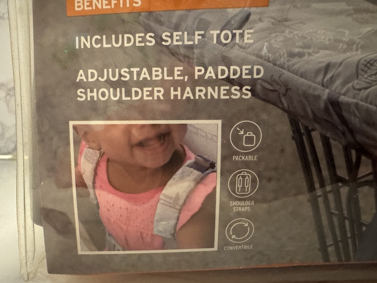 Eddie Bauer Shopping Cart Cover High Chair, Owl Cover Gray Protective Cover, NIB