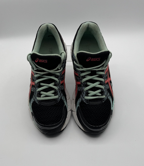 ASICS Gel Excite 2 Women's Running Shoes Black Aqua Coral Size 9.5, Pre-owned