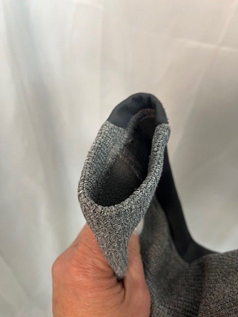 Spyder Jacket Girl's Medium Gray/Black Full Zip Sweater Jacket Sweater,Pre-owned