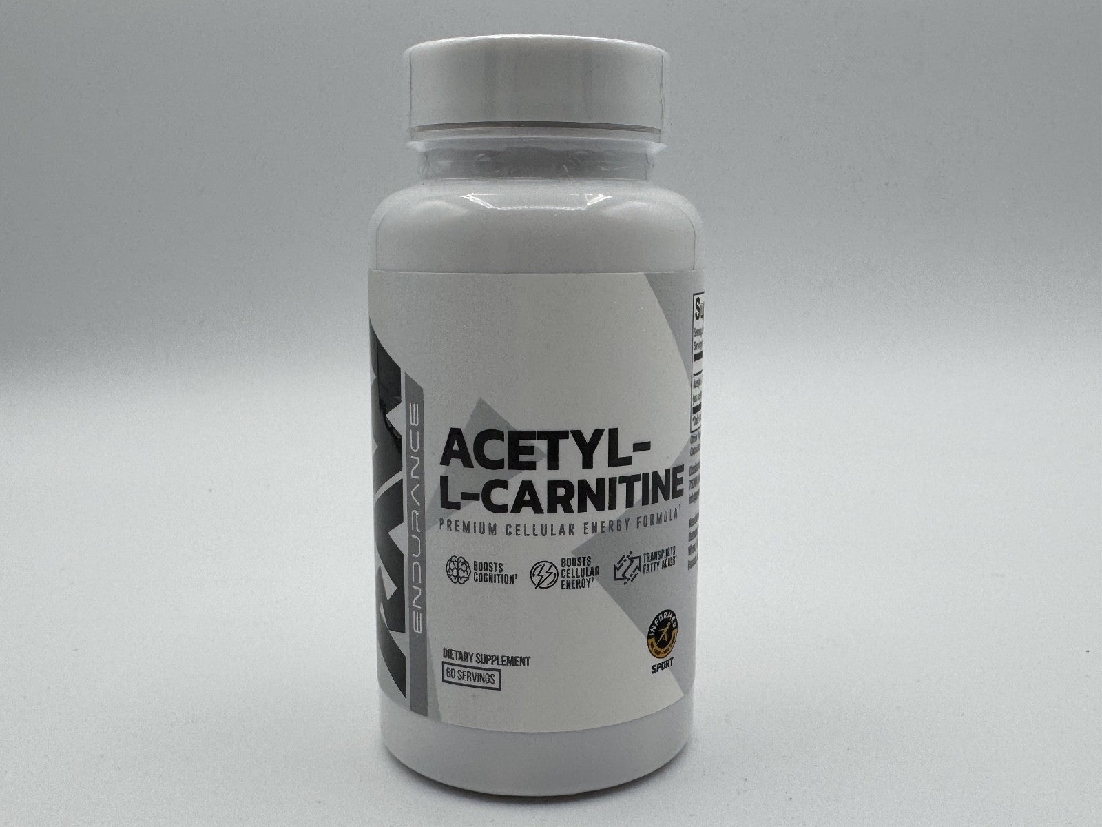 Raw Nutrition Acetyl L-Carnitine Premium Cellular Energy 60 pills, New, Sealed