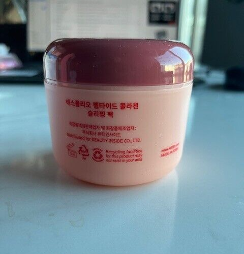 Esfolio Peptide Collagen Sleeping Pack Facial Cream Fine Lines 3.35oz Exp 10/26