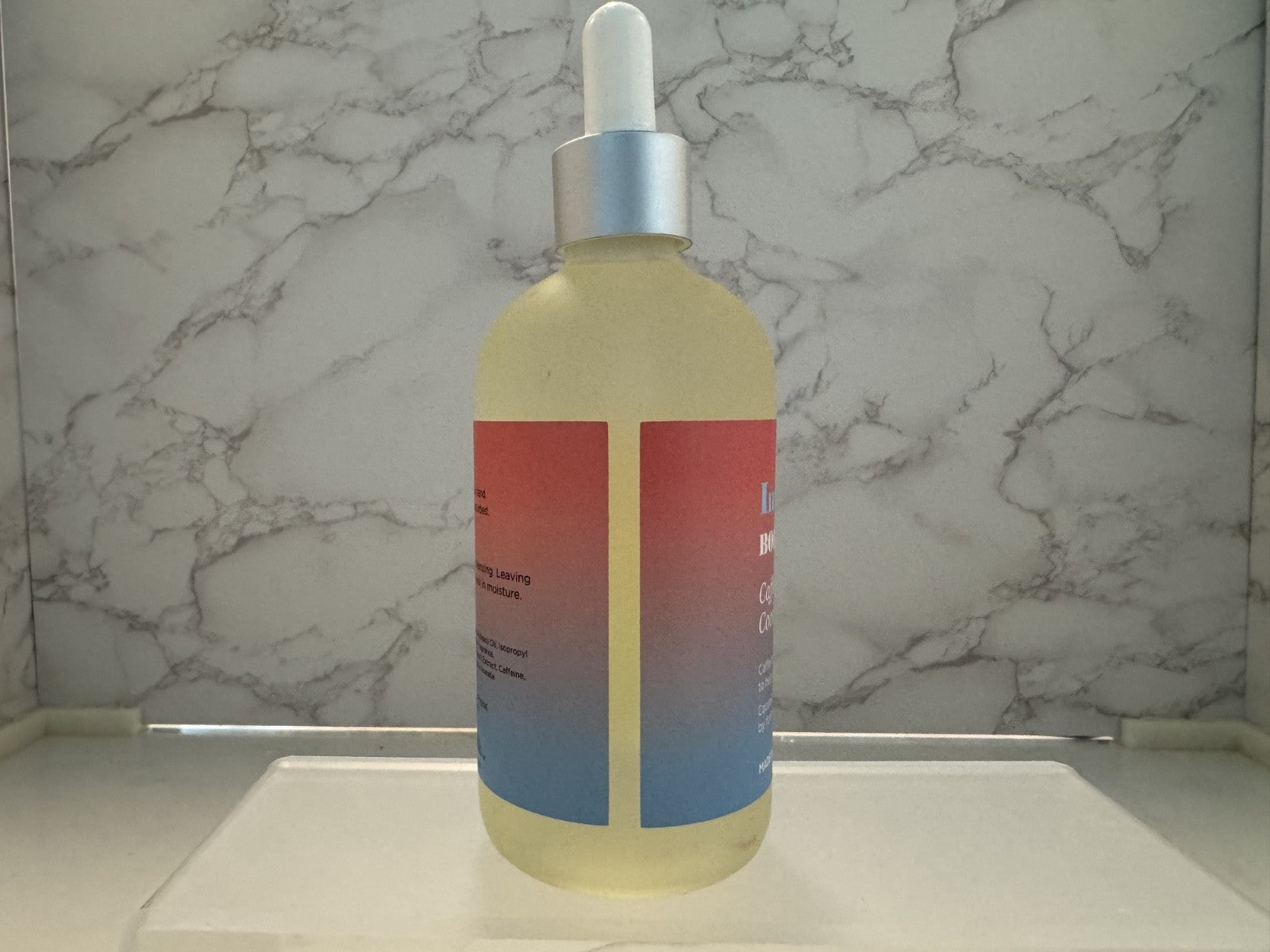 Precision Beauty Caffeine & Coconut Body Oil 236ml Supercharge and Purify, New