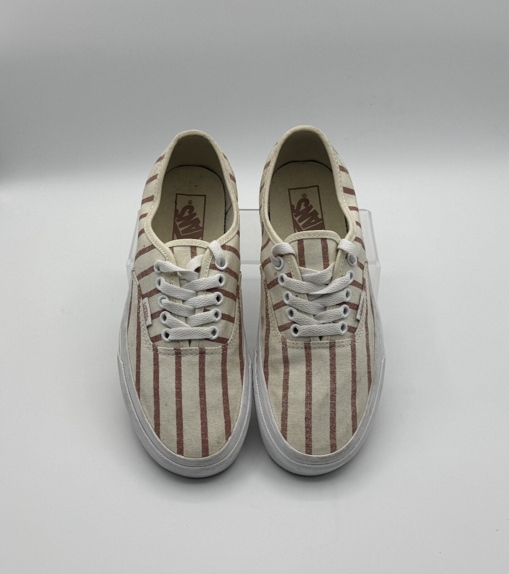 Vans X Madewell Authentic Unisex Lace Up Shoe, Men's 7, Women's 8.5, Pink/White