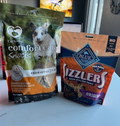 Exclusive Comfort Care Dog Snacks Biscuits Prebiotics + Fiber &Sizzlers Original