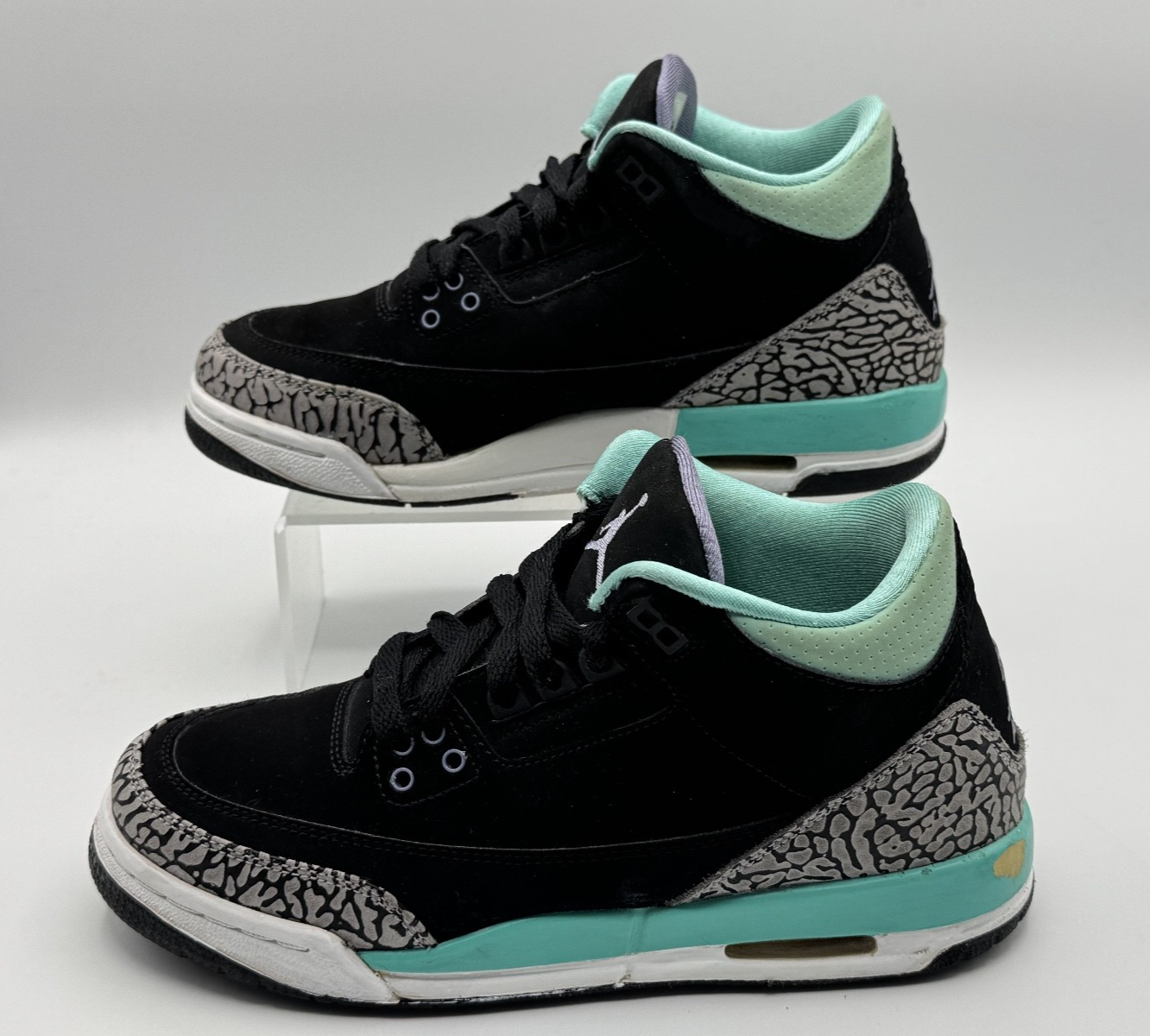 Nike Air Jordan 3 III Retro kids sneakers GG “Black Mint” 2014 Size 5.5 youth
