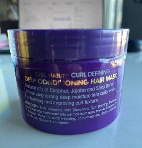 Curl Habit Curl Defining Deep Conditioning Hair Mask  ALL Hair Types, No Paraben